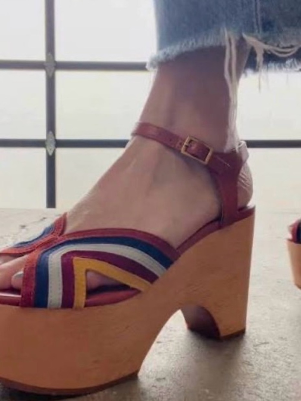 Charlotte Stone The Donna Multicolor Rainbow Platform - Picture 4 of 7